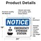 Signmission Emergency Eyewash Station Sign With Symbol, 24 in W x Rectangle, Vinyl Decal OS-2PACK-NS-D-1824-L-11832 - alternate 6
